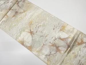 アンティーク　松模様織り出し袋帯（着用可）